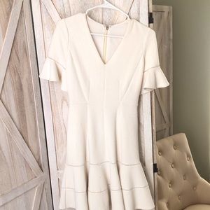 White cocktail dress